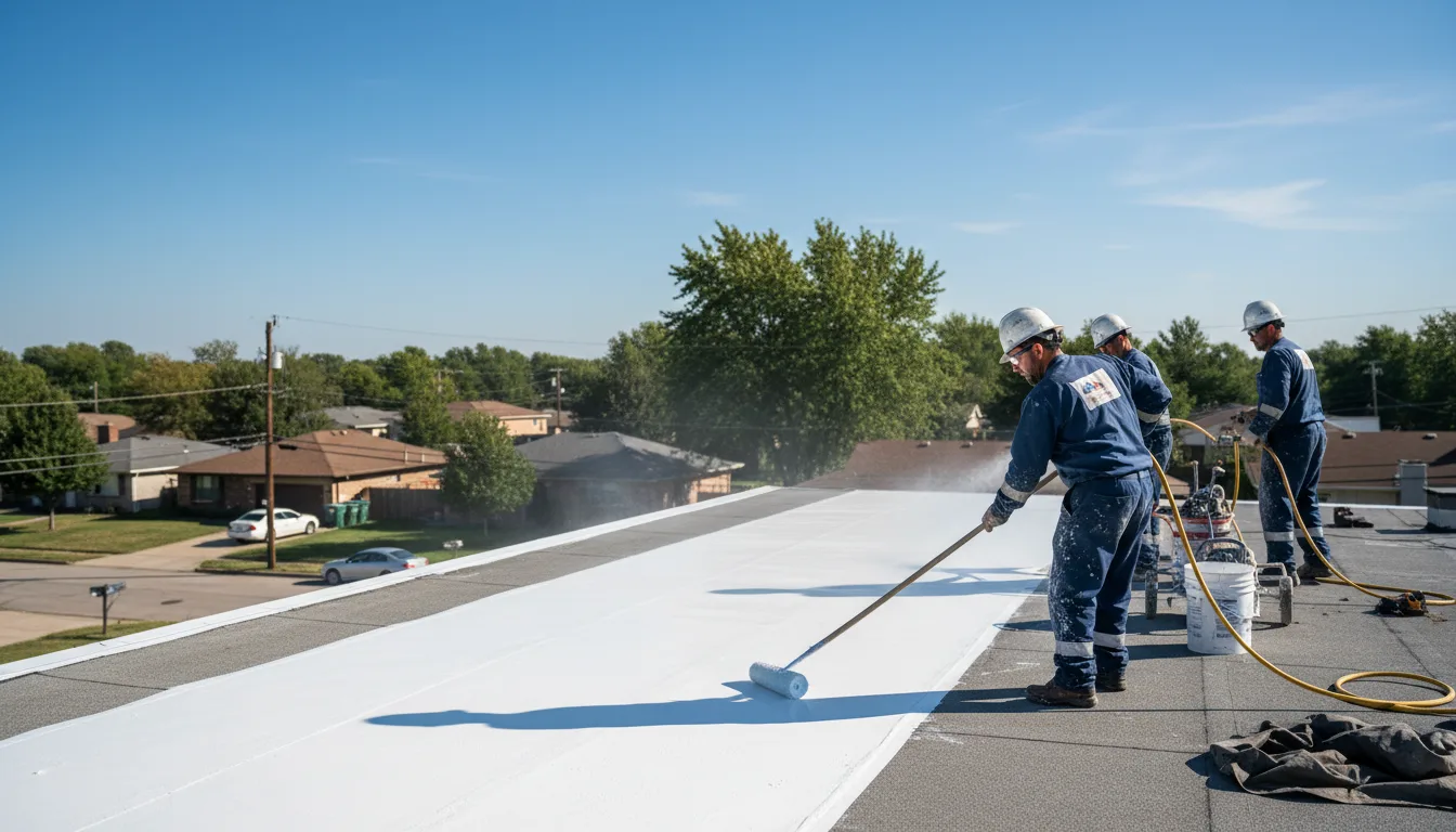 Commercial roof coating in Vandalia, MT near me